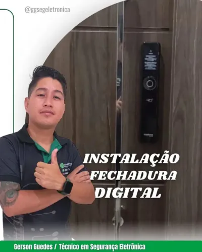 Fechadura Digital - Camera de segurança - Automação de portão