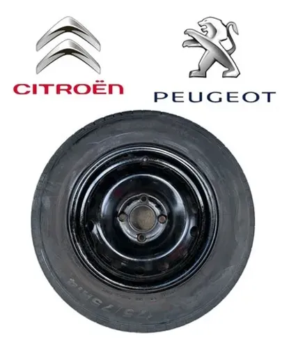 Estepe 14 Peugeot Citroen Pneu Cross Wind 175/75 R14 4x108