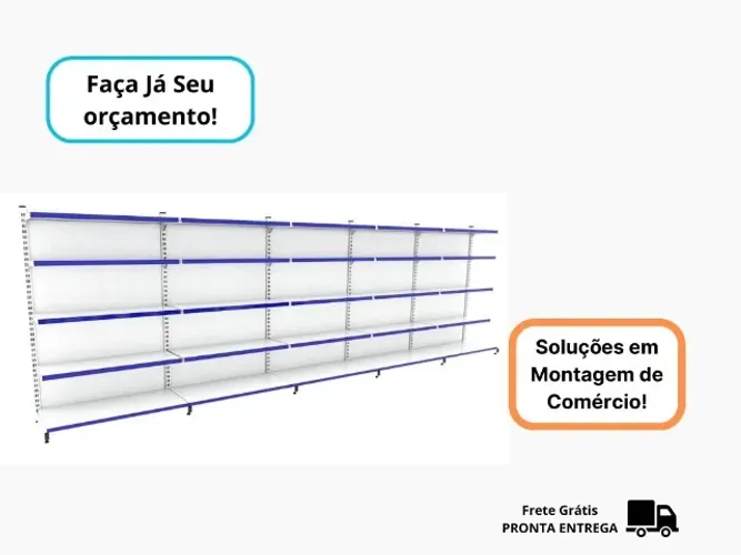Gondola Polar Branca de Parede Nova