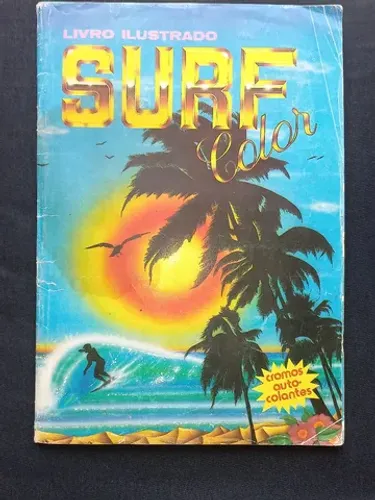Album De Figurinhas Completo Surf Color. Lazer Editora 1988