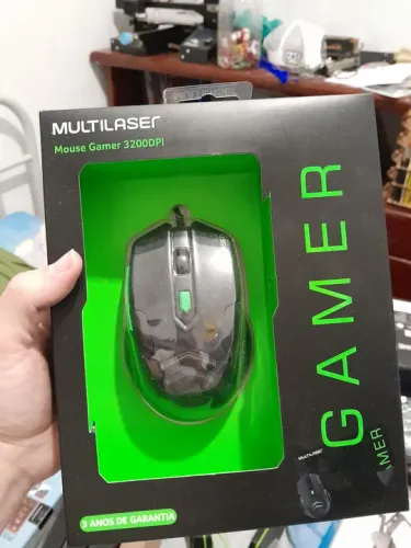 Mouse Gamer Multilaser 3200DPI