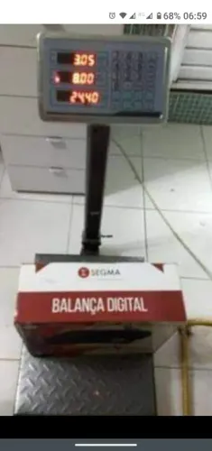 BALANÇA PLATAFORMA DIGITAL MOVEL DE #250KG PARA TRABALHOS PESADOS E COM BATERIA INTERNA !!