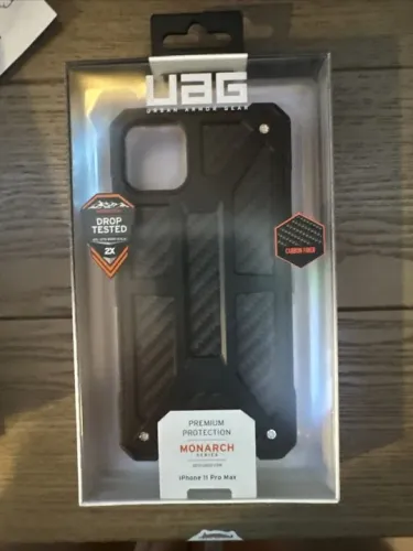 capa para iphone 11 pro uag monarch fibra de carbono autentico