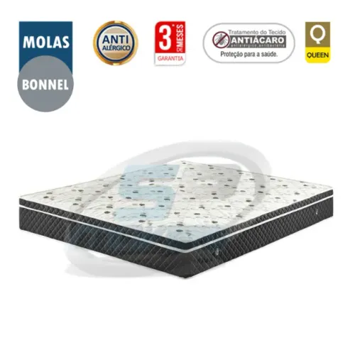 Colchão Queen SP Móveis Molas Bonnel (28x158x198)