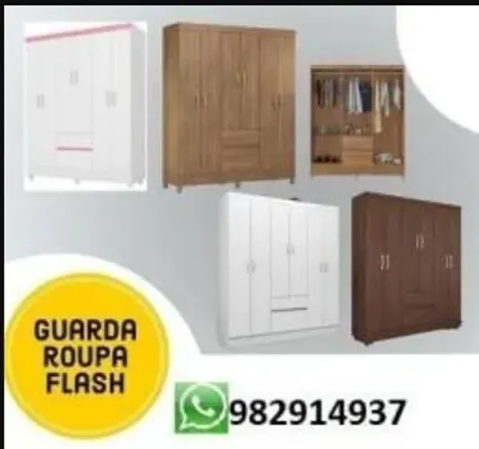 Super Promoção de Guarda Roupa 6 Portas , Entrego e Monto 
