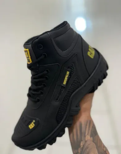 Bota Caterpillar preta - palmilha em gel 