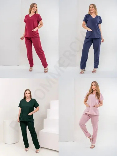 Conjunto de Uniforme Médico - Várias Cores