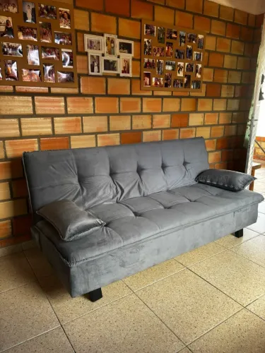 Sofá cama dicasabh elegante 1,94m clássico