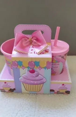 5unidades de Kit cineminha Infantil - - Personalizado
