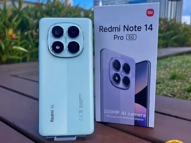 Celular Redmi Note 14 Pro 5G NFC 512GB/12GB Ram Global Capa Pelicula Fone + Entrega Gratis