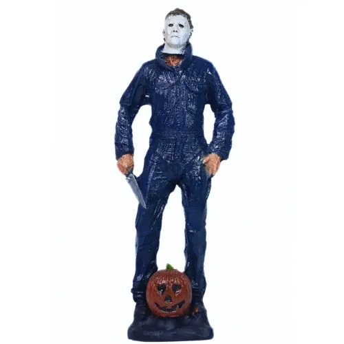 Boneco Colecionável Estátua Action Figure Michael Myers Halloween Terror Resina