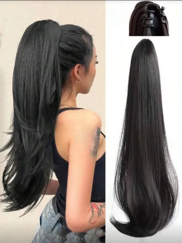 Extensão rabo de cavalo. Cabelo sintético