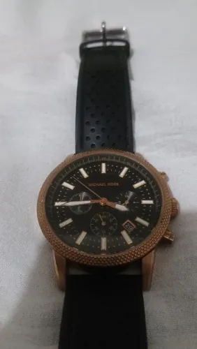 Relógio Michael Kors pulseira de couro 