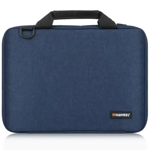 Bolsa MacBook Notebook Ipad Slim Azul Maleta Objetos Pasta Bag Case Impermeável