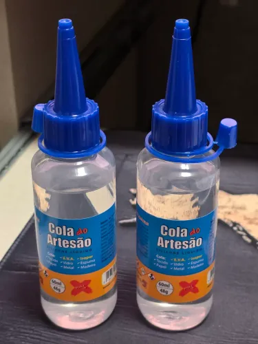 Par de Silicone Líquido Cola do Artesão