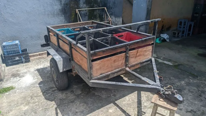 Reboque carretinha 1 eixo