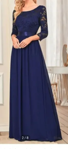 Vestido azul marinho tam P