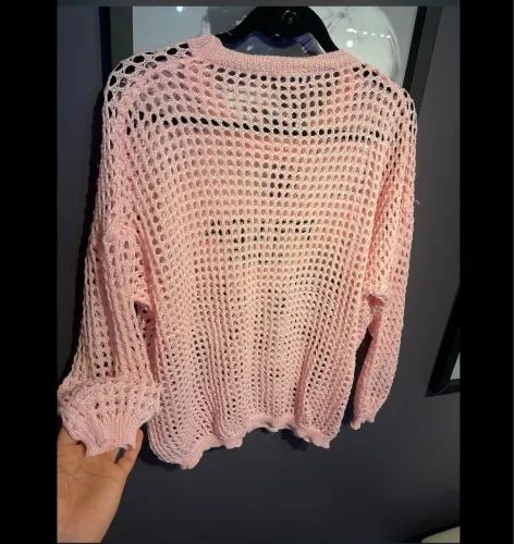 Blusa tricot pink prada 