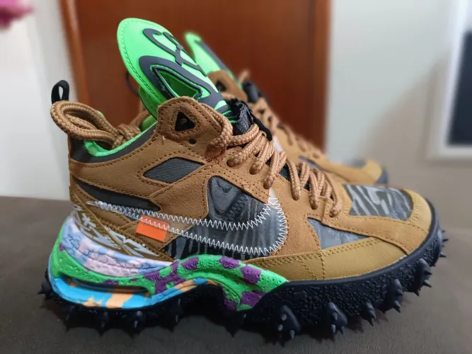 Off-White x Nike Terra Forma Wheat and Green Strike