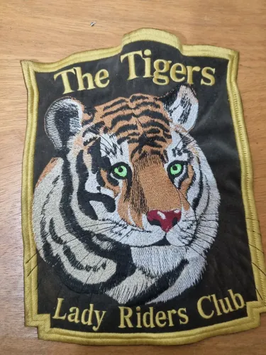 Aplique Patch Bordado Tigre 26x20 cm 