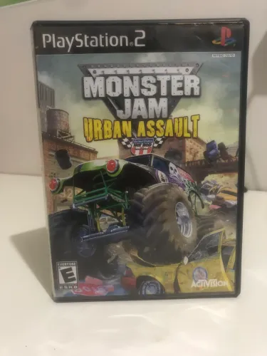 Monster Jam Urban Assault PS2 Versão Americana Black Label ORIGINAL