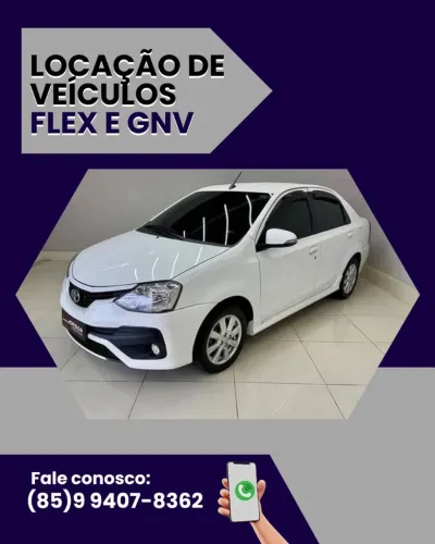 Veículos a Gás e Flex P/ Locação Uber