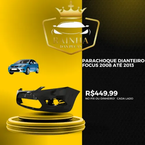 Parachoque Dianteiro Focus 2008 até 2013