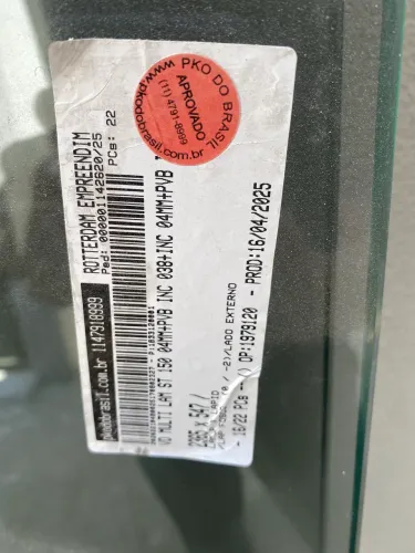 Vidro para fechamento de sacada 