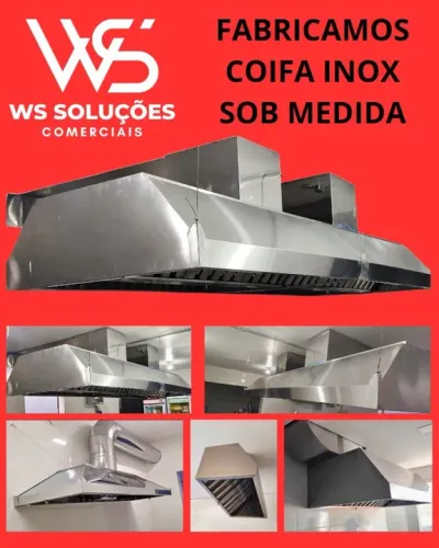 Kits de Coifas e Exaustores em Aço Inox - Produção Sob Medida para Sua Necessidade