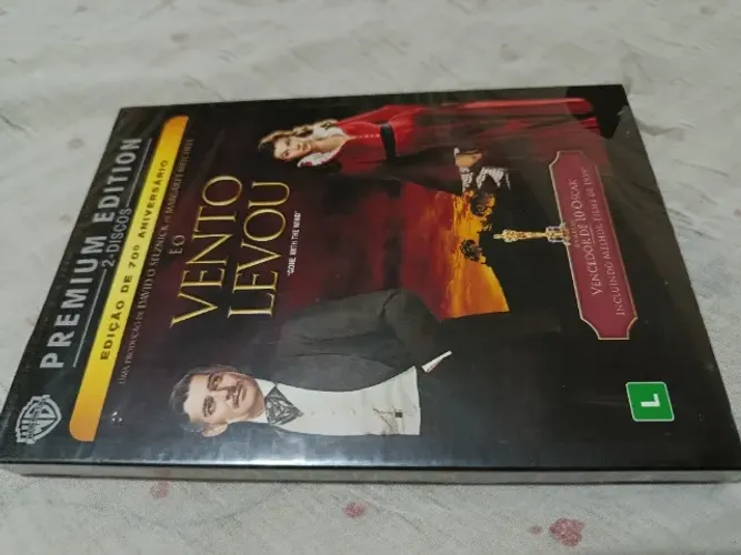 Dvd ...E o Vento levou Duplo, semi-novo 