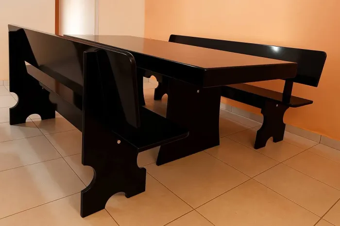 Mesa Versátil para Cozinha ou Varanda, Ardósia Clara