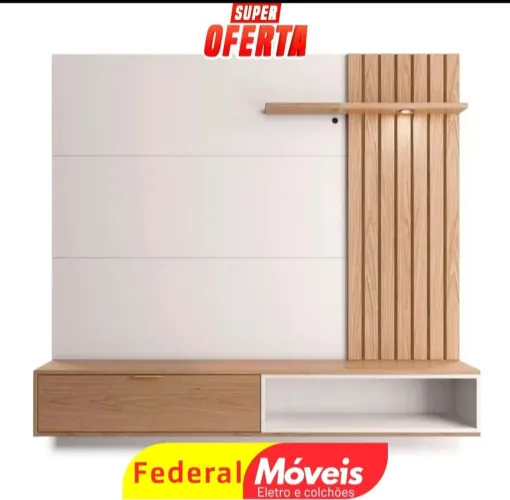 Painel para TV até 60 - Novo, Espaçoso e Sofisticado!