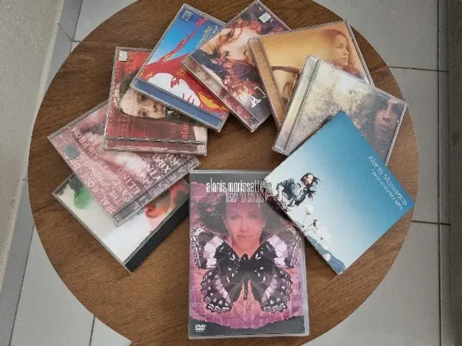 Coleção CDs Alanis Morissette + DVD Feast On Scraps