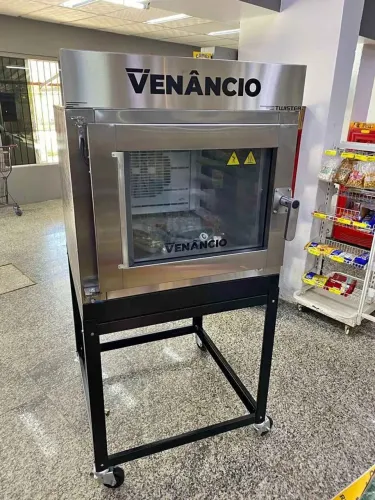 Forno turbo Twister 5 esteiras a gás Venâncio pronta entrega - Marcos 
