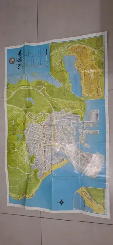 Mapa Los Santos GTA V - Colecionável
