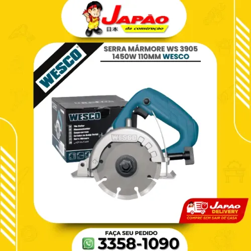 Serra Mármore Ws 3905 1450w 110mm Wesco Oferta por Tempo Limitado