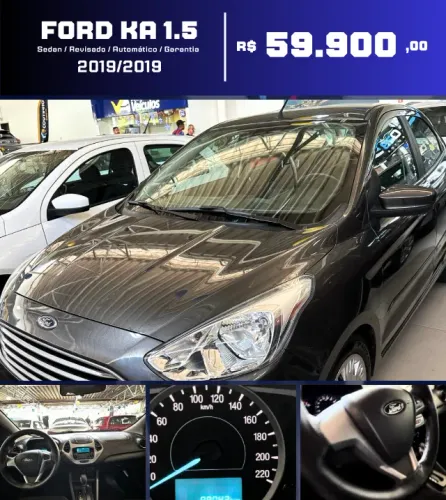 Ford KA 1.5 Sedan SE Plus 12V Flex 4P Aut. 2019