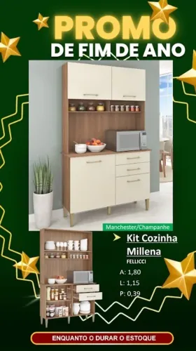 Armário de cozinha.