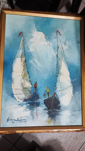 Quadro Óleo sobre Tela espatulado