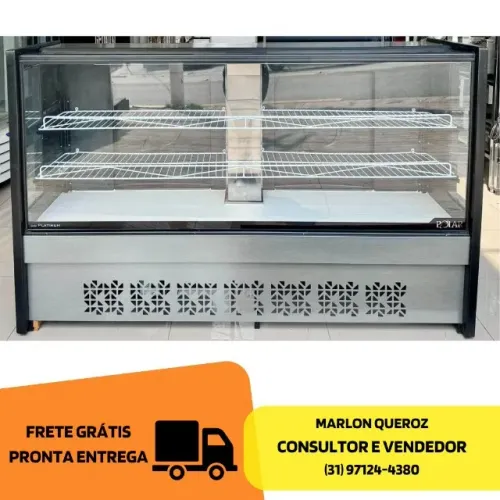 Balcão de Tortas 1,75 Metros Polar 220v Novo