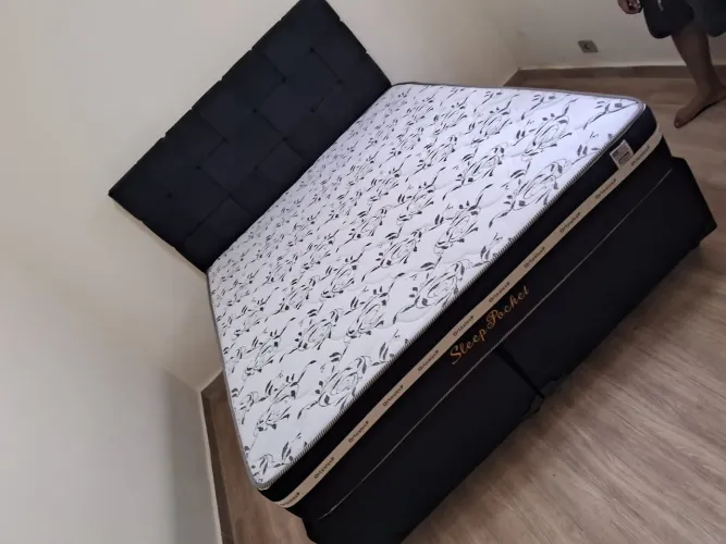 Cama queen completa