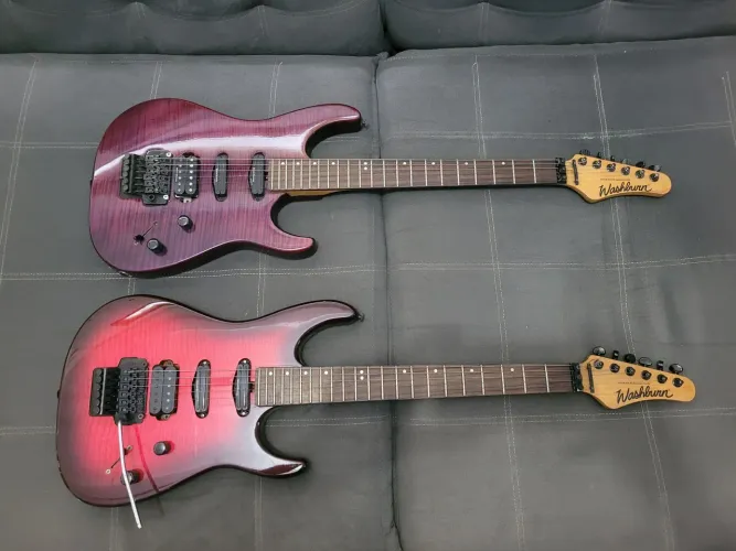 Guitarra Washburn signature Stevie Salas Korea 3 mil cada.