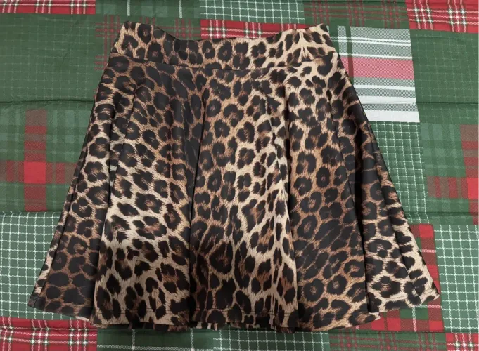 Saia animal print - Tamanho P