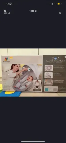 Cadeira de balanço infantil Mastela Nova na caixa