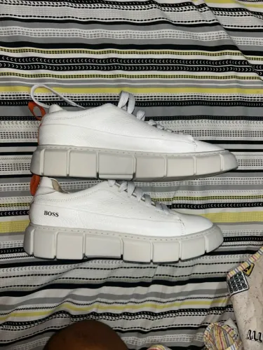 Tênis Casual Masculino Hugo Boss (couro legítimo)