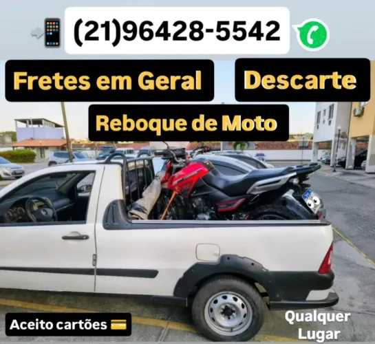 Fretes em Geral, Reboque de Moto, Descarte