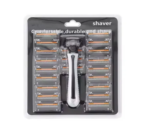 Aparelho de barbear com 22 lâminas 2 camadas
