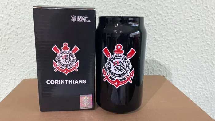 COPO DE VIDRO OFICIAL DO CORINTHIANS