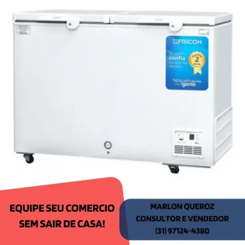 Freezer Horizontal 411L Tampa Cega Fricon