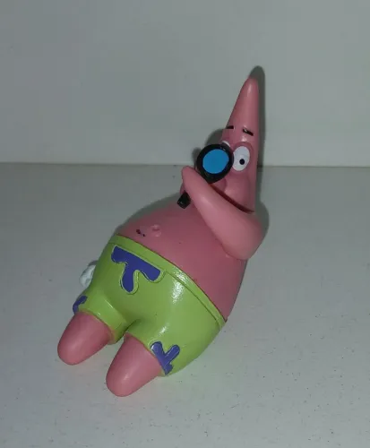 BONECO BOB ESPONJA PATRICK PATRIK ESTRELA